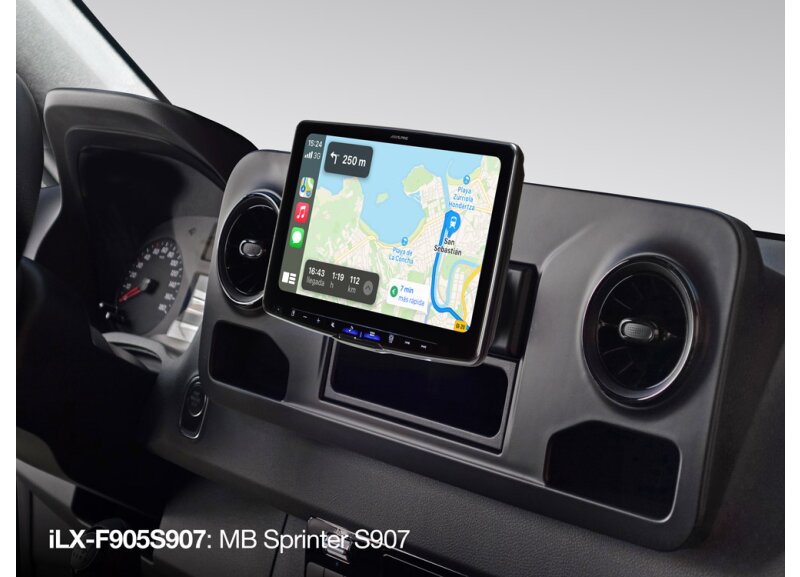 Alpine - iLX-F905DU8 Autoradio mit 9-Zoll Touchscreen, DAB+, 1-DIN